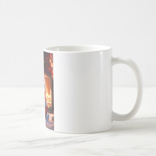 Winterwärme - Gemütliches Tasse-Design mit Schneef Kaffeetasse (Rechts)