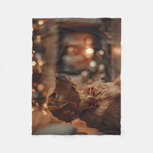 Winterwärme mit Labrador-Komfort Fleecedecke (Vorderseite)