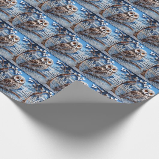 Winterwaschpapier Geschenkpapier (Ecke)