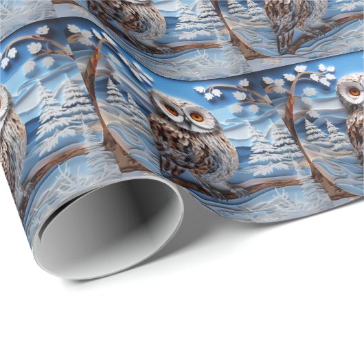 Winterwaschpapier Geschenkpapier (Rolleneckpunkt)