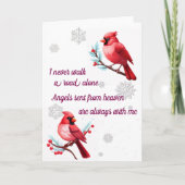 Winterweg Kardinäle von Heaven Karte (Vorderseite)