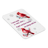 Winterweg Kardinäle von Heaven Magnet (Rechte Seite)