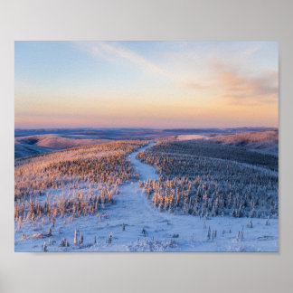Winterweg Poster