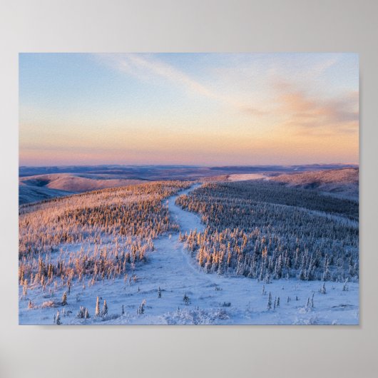 Winterweg Poster (Vorne)