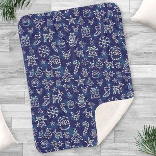 Winterweihnachtkonstellationen Sternmuster Sherpadecke