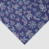 Winterweihnachtliche Sternbild Seidenpapier (Ausschnitt)