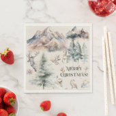 Winterweihnachtsbuch Napkin Serviette (Beispiel)