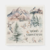 Winterweihnachtsbuch Napkin Serviette (Vorderseite)