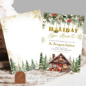 Winterweihnachtsfeiertag Offenes Party Einladung