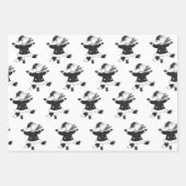 Winterweihnachtsferien Polar Bears Geschenkpapier Set (Vorderseite 3)