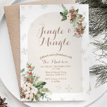 Winterweihnachtsfest Dies ist die Jahreszeit Verhe Einladung<br><div class="desc">Moderne Minimalistische Jingle & Mingle Weihnachtsferien-Party Einladung perfekt für Ihr Party zu Weihnachten! Mit dieser rustikalen Einladung laden wir Sie zu einer Weihnachtsfeier ein.</div>