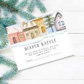 Winterweihnachtsfest Es braucht eine Village Baby Begleitkarte