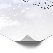 Winterweihnachtsfest Es ist kalt draußen Kinderdus Poster (Ecke)