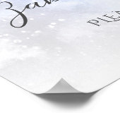 Winterweihnachtsfest Es ist kalt draußen Kinderdus Poster (Ecke)