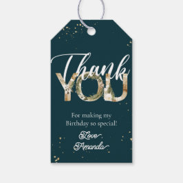 Winterweihnachtsfest Party Danke Tag Geschenkanhänger