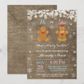 Winterweihnachtsgenderoffensive Einladung (Vorne/Hinten)