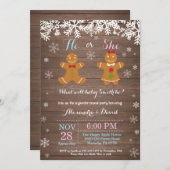 Winterweihnachtsgenderoffensive Einladung (Vorne/Hinten)