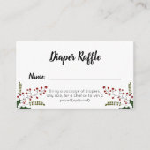 Winterweihnachtskalender Begleitkarte (Vorderseite)