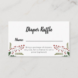 Winterweihnachtskalender Begleitkarte