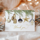 Winterweihnachtskarte Dankeskarte