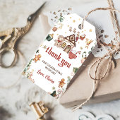 Winterweihnachtskekse Geburtstags- Gefälligkeitsta Geschenkanhänger