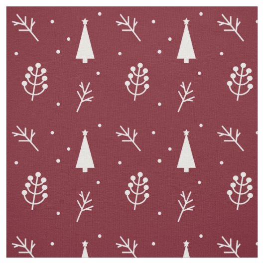 Winterweihnachtsmuster Stoff (Muster)