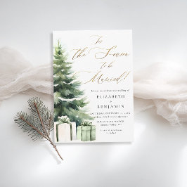 Winterweihnachtszeit Verheiratete Jahreszeit Elega Einladung