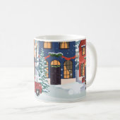 Winterweihnachtszene Kaffeetasse (VorderseiteRechts)