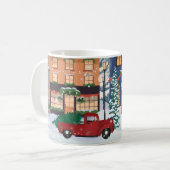 Winterweihnachtszene Kaffeetasse (Vorderseite Links)