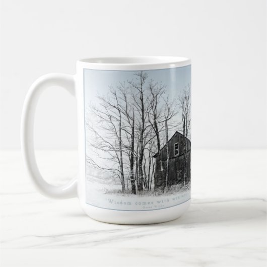 Winterweisheit Kaffeetasse (Links)