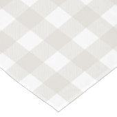 Winterweiße Bauernhaus Buffalo Kariert Kurzer Tischläufer (Ecke)