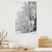Winterweiße drucken poster (Küche)