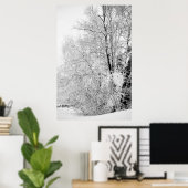 Winterweiße drucken poster (Heimbüro)