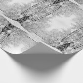 Winterweiße Geschenkpapier (Ecke)