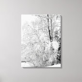 Winterweiße Leinwanddruck (Vorderseite)