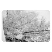 Winterweiße Magnet (Horizontal)