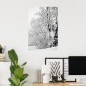 Winterweiße Poster (Heimbüro)