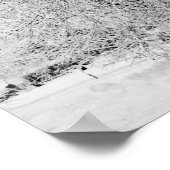Winterweiße Poster (Ecke)