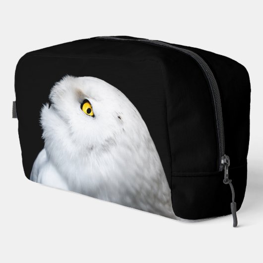 Winterweiße Schneeauwl Waschbeutel (Rechte Ecke)