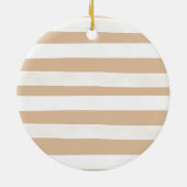 Winterweißer Niedlicher Bärenberg Erster Weihnacht Keramik Ornament (Hinten)