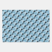 Winterweißer Pinienbaum Geschenkpapier Set (Vorderseite)