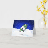 Winterwestie-Karte Karte (Gelbe Blume)