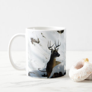 Winterwhitetail-Dollar-Geweih-Tasse Kaffeetasse
