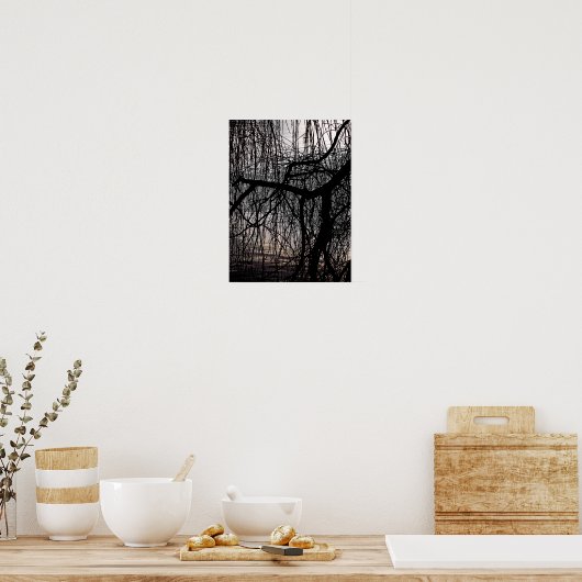 WINTERWILLOW-BAUM POSTER (Küche)