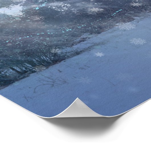 Winterwind-Poster Poster (Ecke)