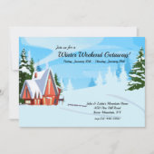 Winterwoche Einladung (Vorderseite)