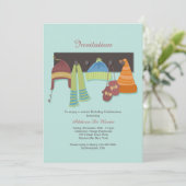 Winterwocheneinladung Einladung (Stehend Vorderseite)