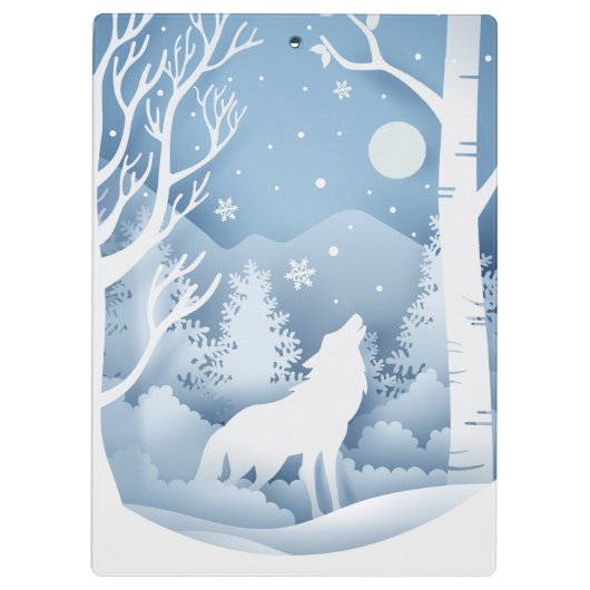 WinterWolf Klemmbrett (Rückseite)