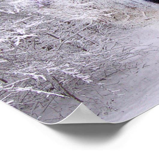 Winterwolf Poster (Ecke)