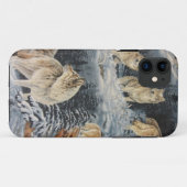 Winterwölfe Case-Mate iPhone Hülle (Rückseite (Horizontal))